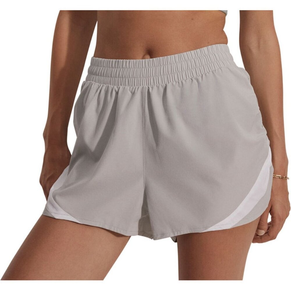 Varley Barkley 2.5" Short Grey/White Size M